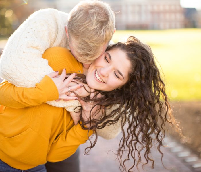 Kirsten & Tom | CNU Engagement Session | Newport News Wedding Photographer