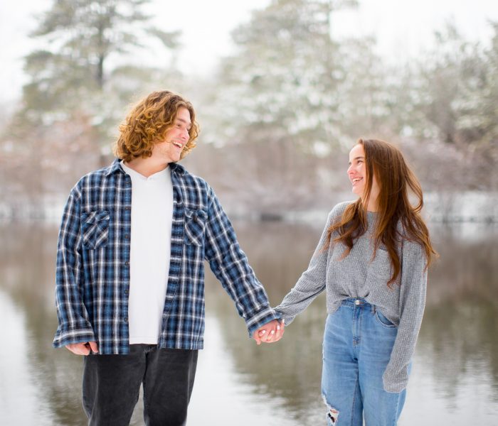 Katie & Chris | Snowy Couples Session | Powhatan Wedding Photographer
