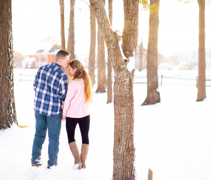 Amy & Phil | Couples Snow Day Session | Chesapeake Couples Photographer